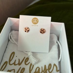 Gorjana chloe studs- rose gold Earrings
